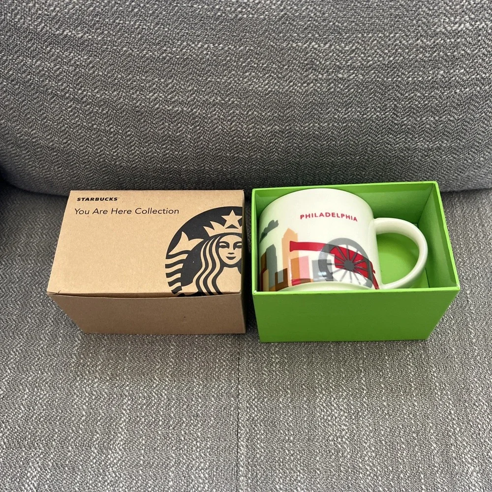 New - Starbucks Philadelphia Mug 2015 You Are Here Collection 14 oz Coffee Cup
